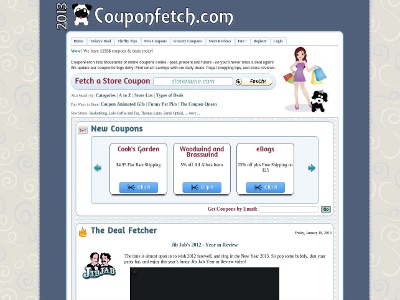 Coupon Fetch WSN Links makes use of WSN's expirations system and custom fields for a directory of coupons. customer website
