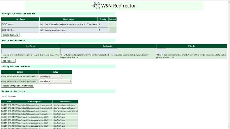 WSN Redirector 1.1.0